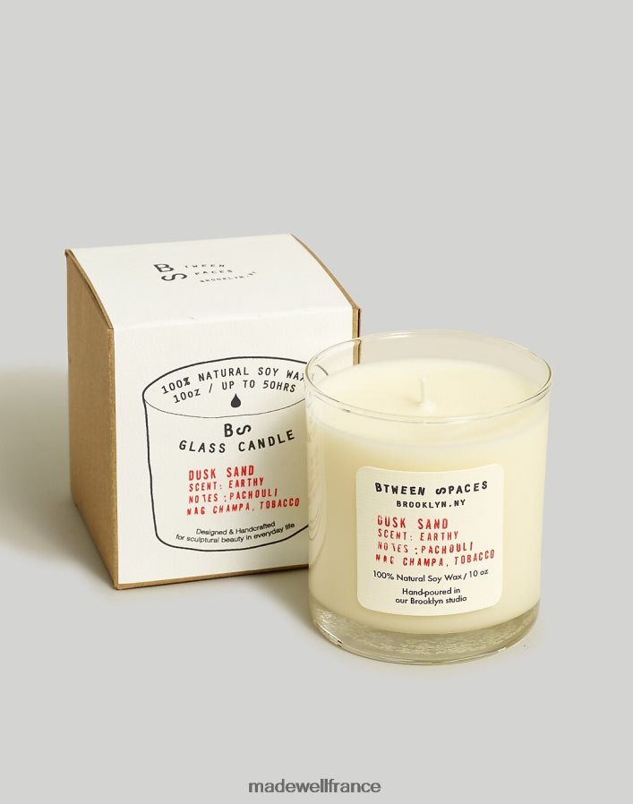 accessoires fr Madewell Hommes entre les espaces crépuscule sable bougie blanc DX8828412