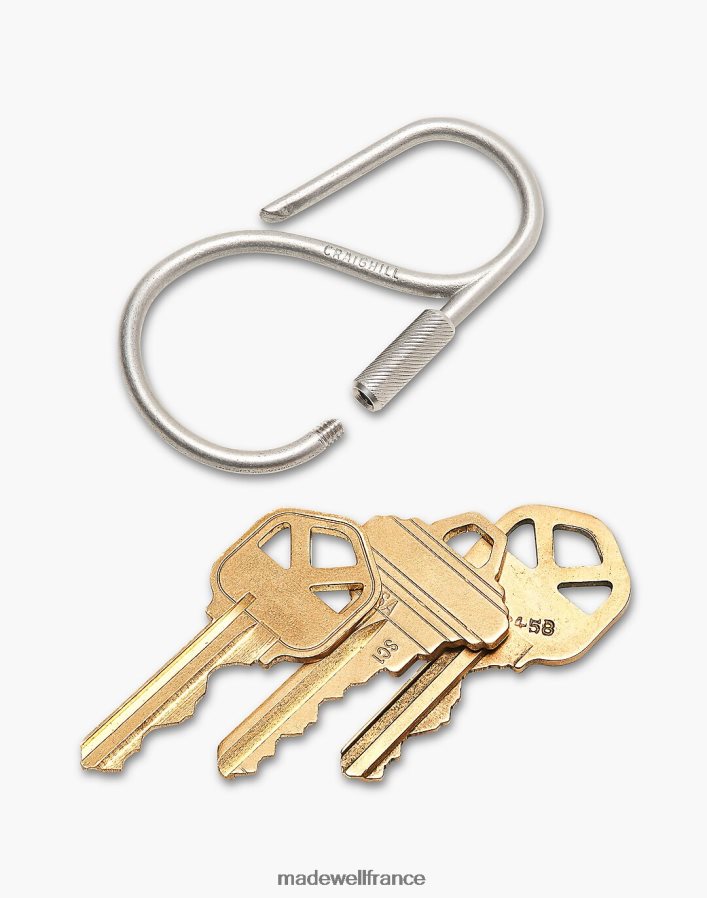 accessoires fr Madewell Hommes porte-clés décalé Craighill laiton DX8828442