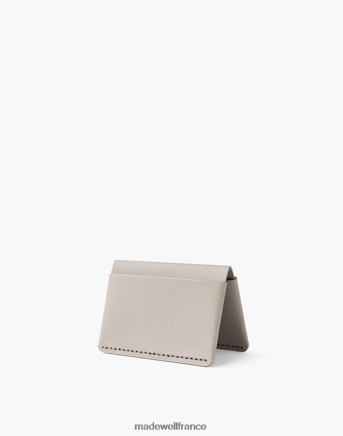 accessoires fr Madewell Hommes portefeuille horizon quatre en cuir makr rouge DX882886