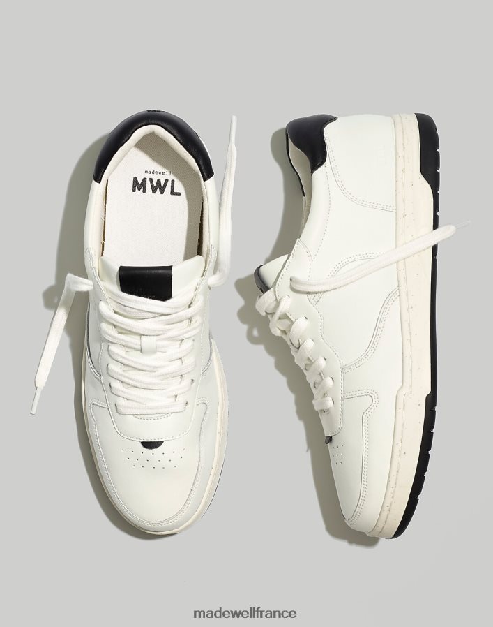 chaussure fr Madewell Hommes baskets de cour charbon noir multi DX8828629