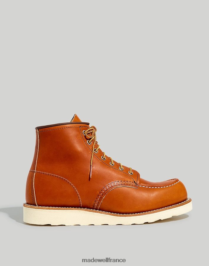 chaussure fr Madewell Hommes Red Wing - Bottines à lacets classiques en cuir 6 pouces oro brun DX8828568
