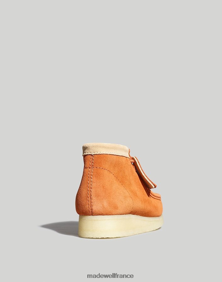 chaussure fr Madewell Hommes clarks bottes wallabee en daim bronzage foncé DX8828429