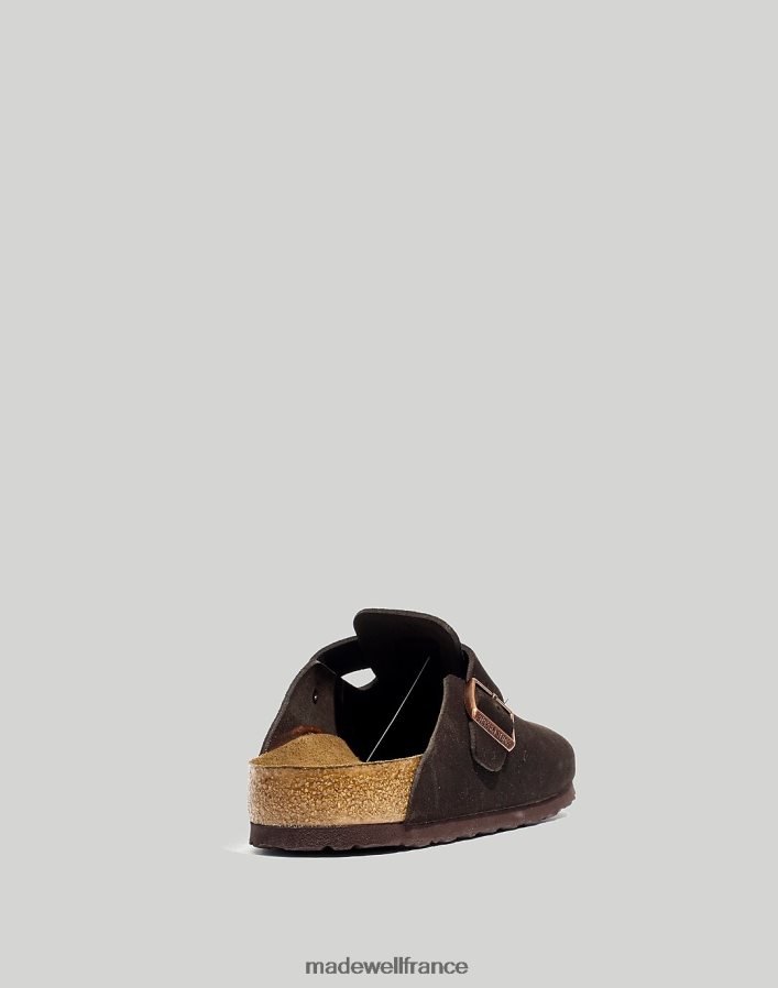 chaussure fr Madewell Hommes Birkenstock Boston - Sabots à semelle souple en daim taupe DX8828404