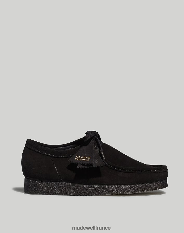 chaussure fr Madewell Hommes clarks chaussures wallabee en daim Suède noir DX8828428