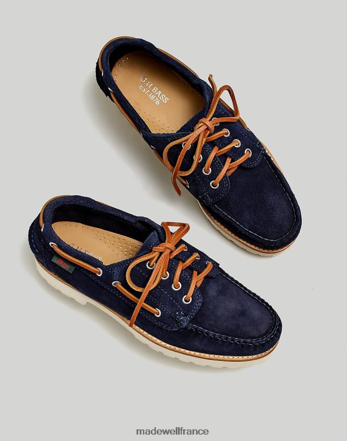 chaussure fr Madewell Hommes ghbass ranger camp moc super lug marine DX8828495