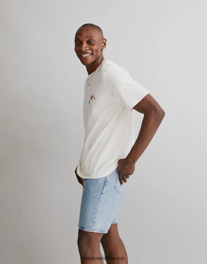 vêtements fr Madewell Hommes Mark Neeley - T-shirt graphique double soleil phare DX8828527