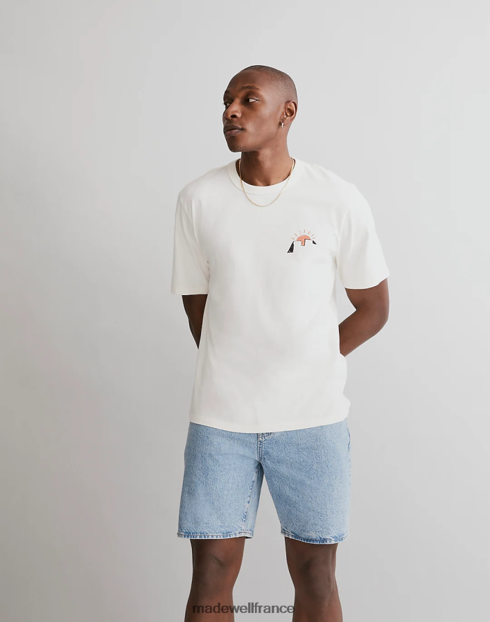 vêtements fr Madewell Hommes Mark Neeley - T-shirt graphique double soleil phare DX8828527
