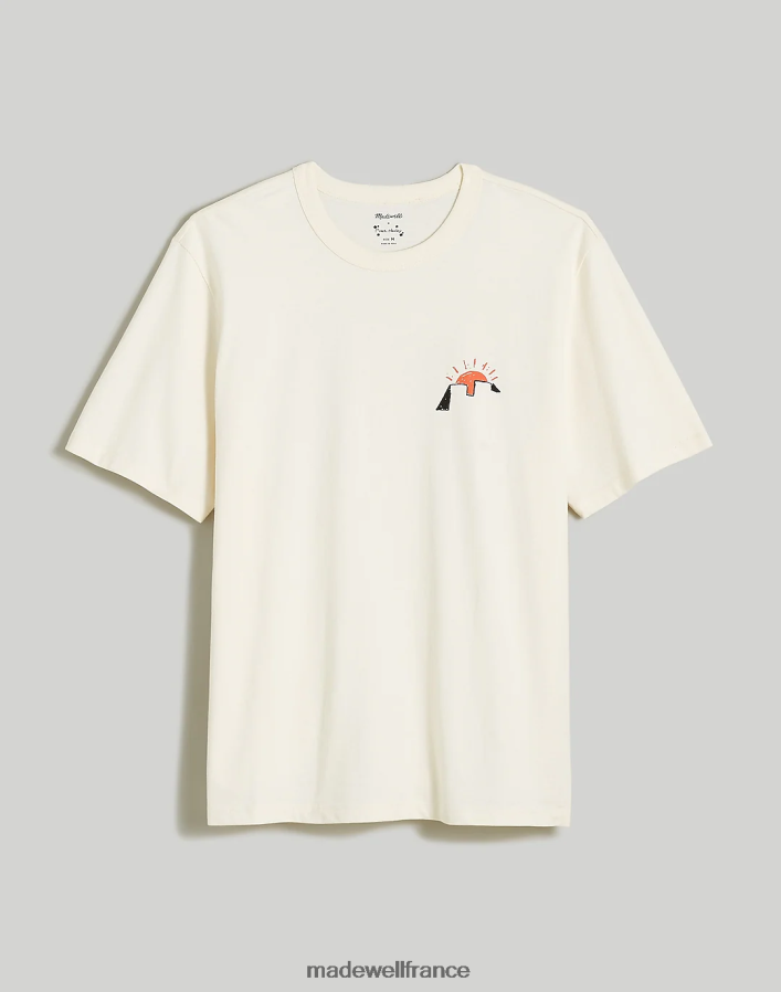 vêtements fr Madewell Hommes Mark Neeley - T-shirt graphique double soleil phare DX8828527