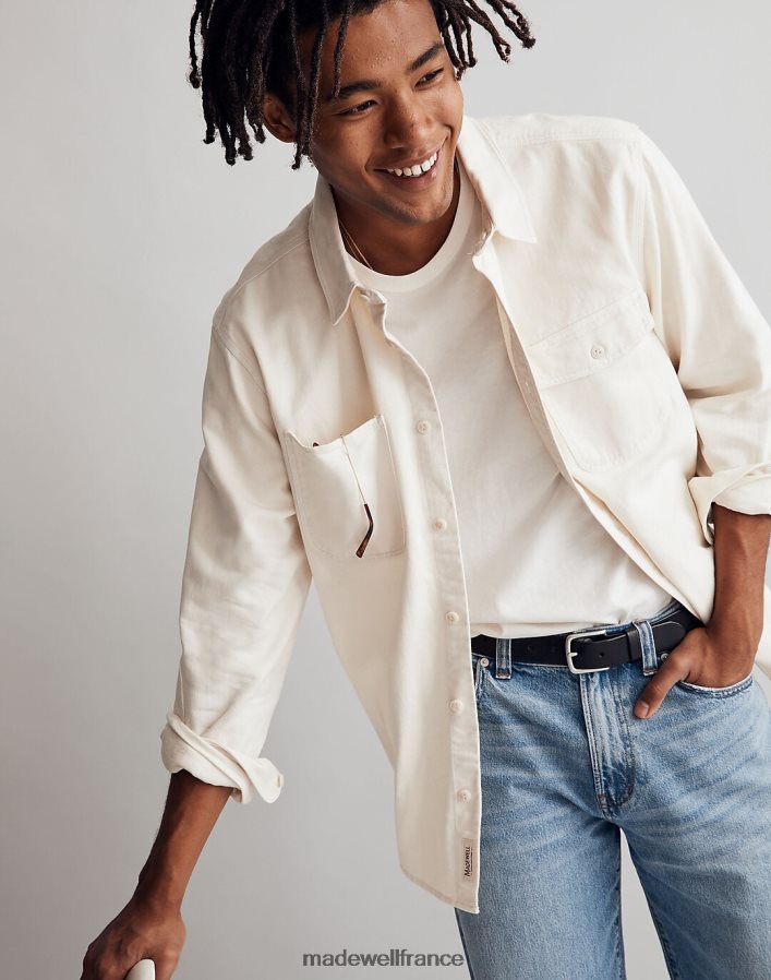 vêtements fr Madewell Hommes chemise de travail teinte en pièce linge vintage DX8828312