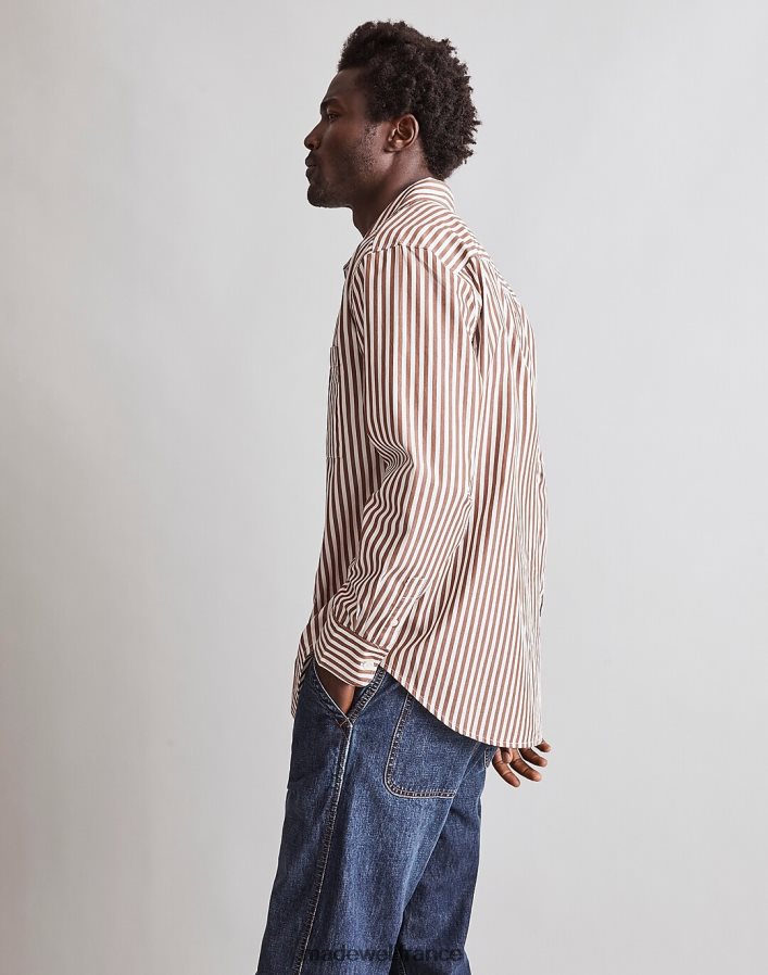 vêtements fr Madewell Hommes chemise facile à manches longues en popeline joli bleu DX8828292