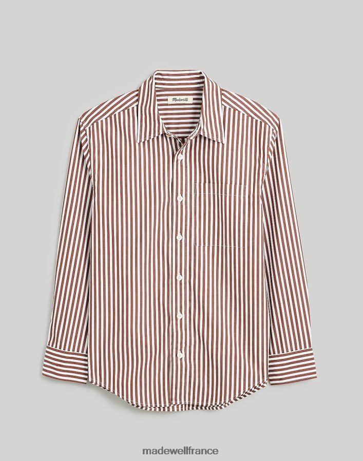 vêtements fr Madewell Hommes chemise facile à manches longues en popeline joli bleu DX8828292