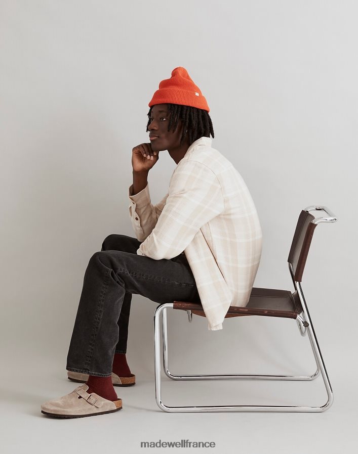 vêtements fr Madewell Hommes chemise à manches longues facile en flanelle du dimanche phare DX8828299