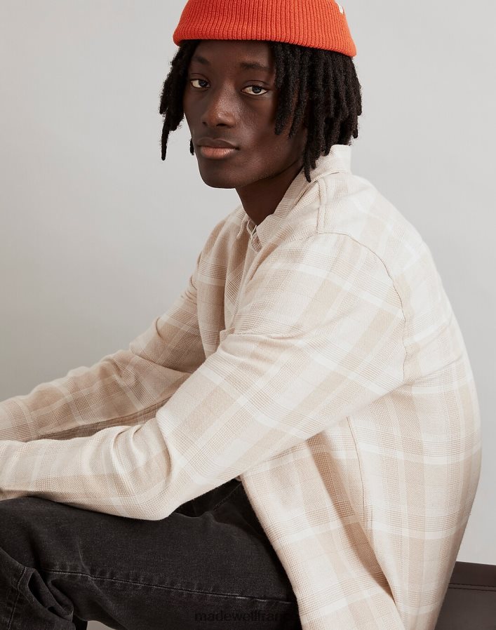 vêtements fr Madewell Hommes chemise à manches longues facile en flanelle du dimanche phare DX8828299