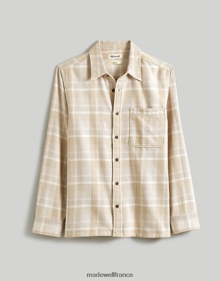 vêtements fr Madewell Hommes chemise à manches longues facile en flanelle du dimanche phare DX8828299