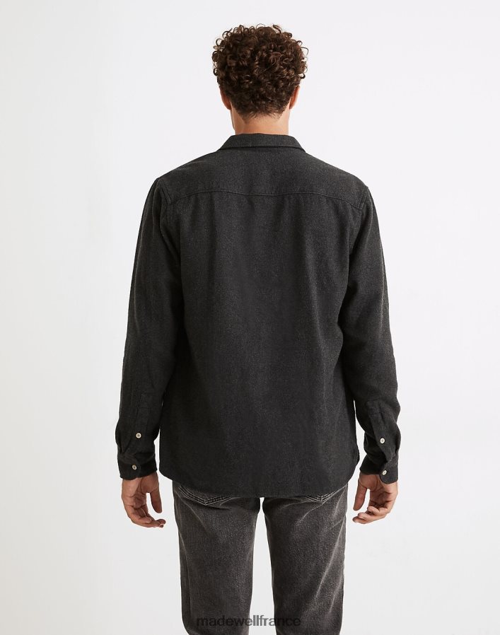 vêtements fr Madewell Hommes chemise à manches longues parfaite en flanelle du dimanche vieil épicéa DX8828305