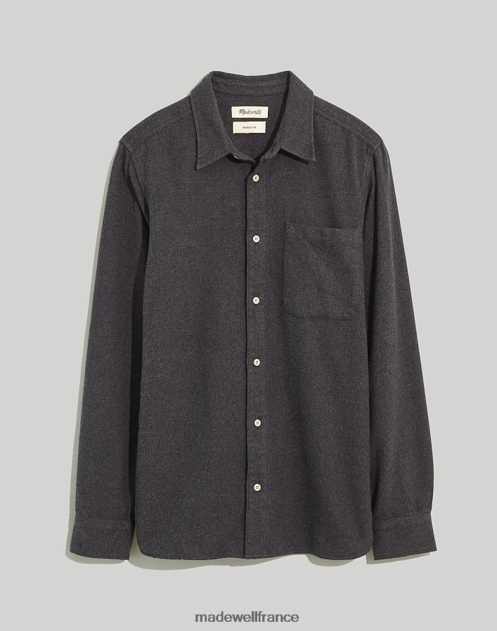vêtements fr Madewell Hommes chemise à manches longues parfaite en flanelle du dimanche vieil épicéa DX8828305