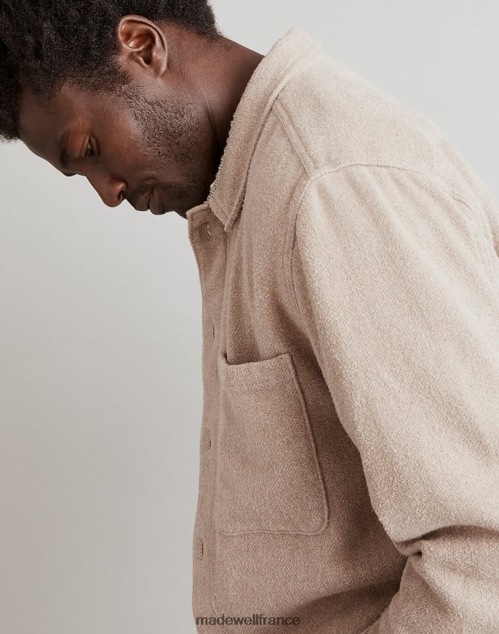 vêtements fr Madewell Hommes chemise oversize facile à manches longues à carreaux ton terreux DX8828303
