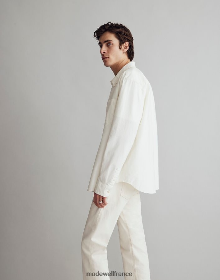 vêtements fr Madewell Hommes la chemise oxford vintage océan DX8828273