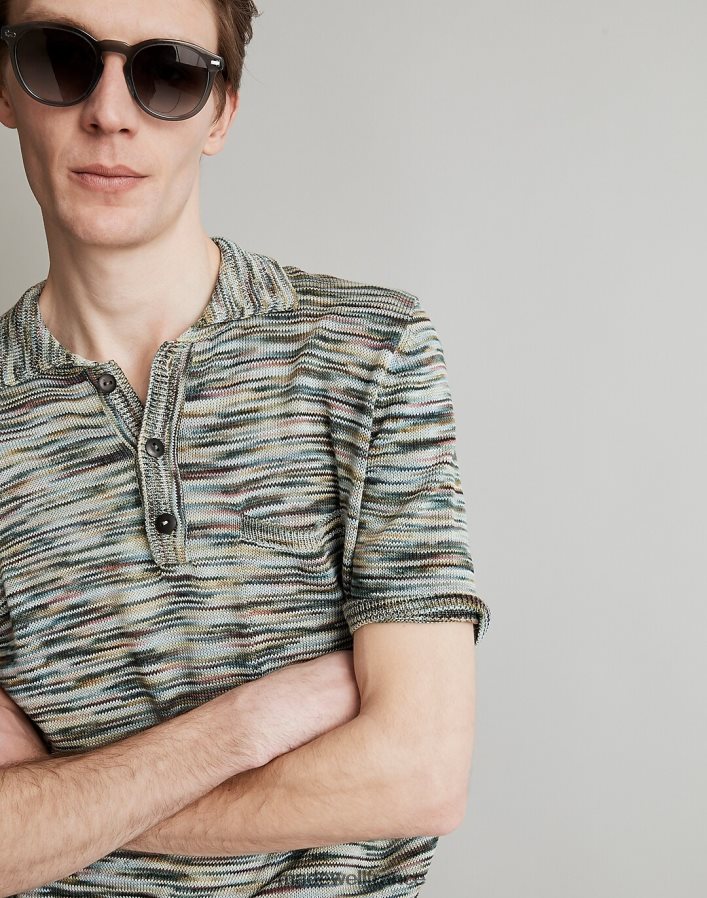 vêtements fr Madewell Hommes polo teint dans l'espace corridor colorant spatial DX8828438