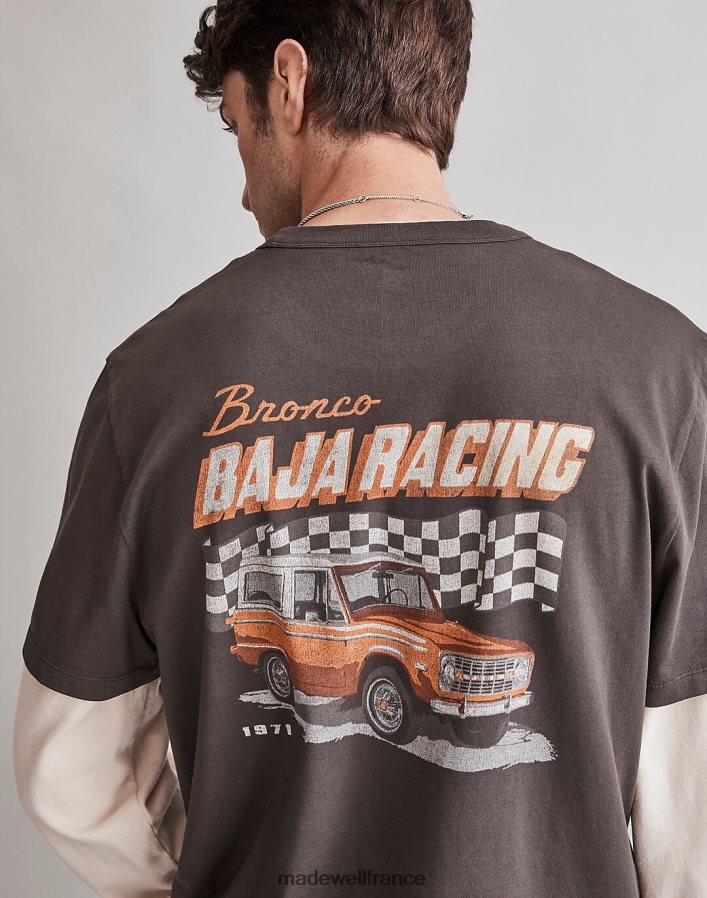 vêtements fr Madewell Hommes t-shirt Ford Allday charbon noir DX8828478