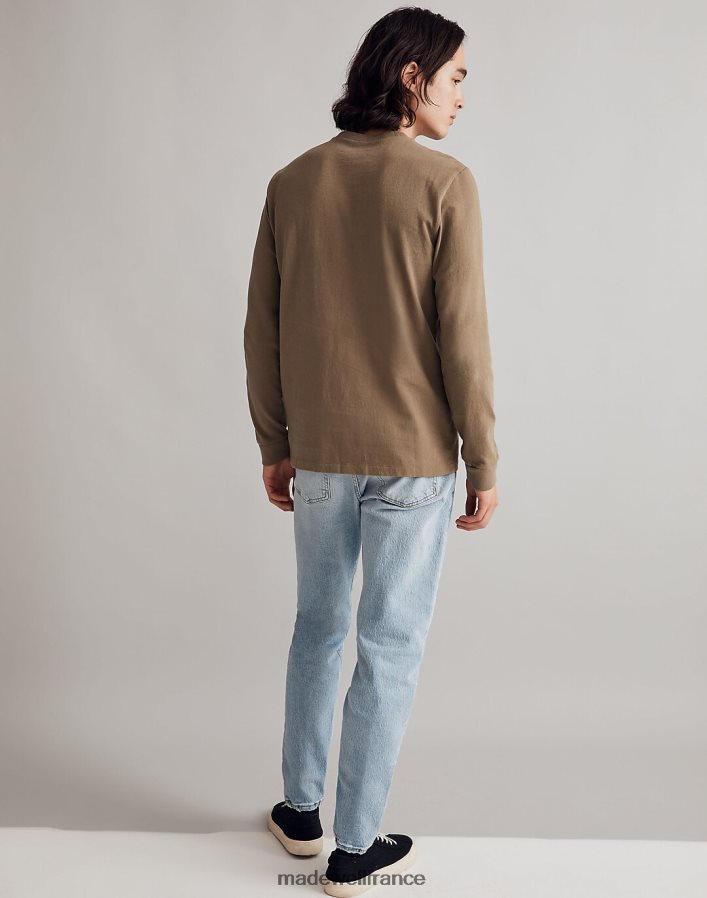vêtements fr Madewell Hommes t-shirt décontracté à manches longues phare DX8828356