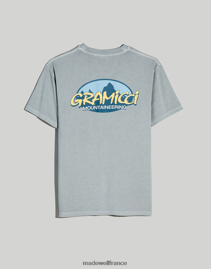 vêtements fr Madewell Hommes t-shirt graphique du sommet Gramicci pigment d'ardoise fumée DX8828506