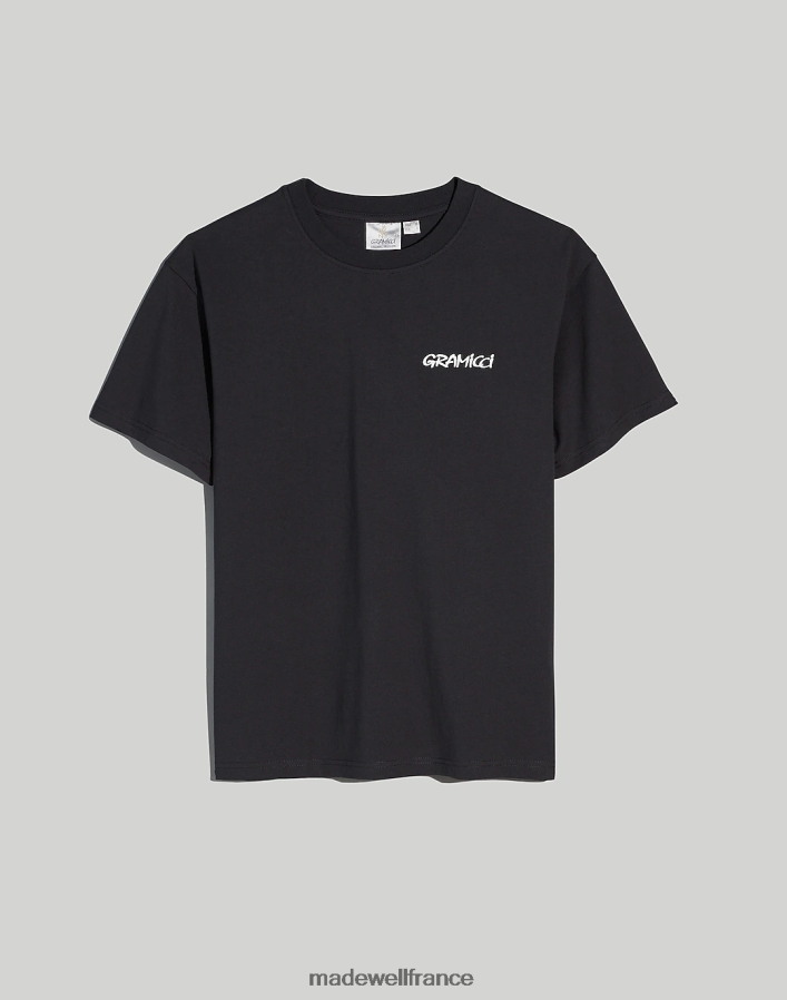 vêtements fr Madewell Hommes t-shirt graphique à fleurs Gramicci ancien noir DX8828505