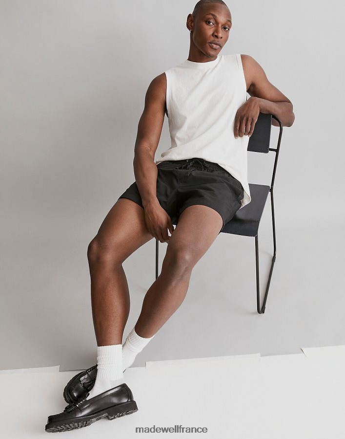 vêtements fr Madewell Hommes t-shirt muscle en coton mélangé recyclé ivoire brillant DX8828362