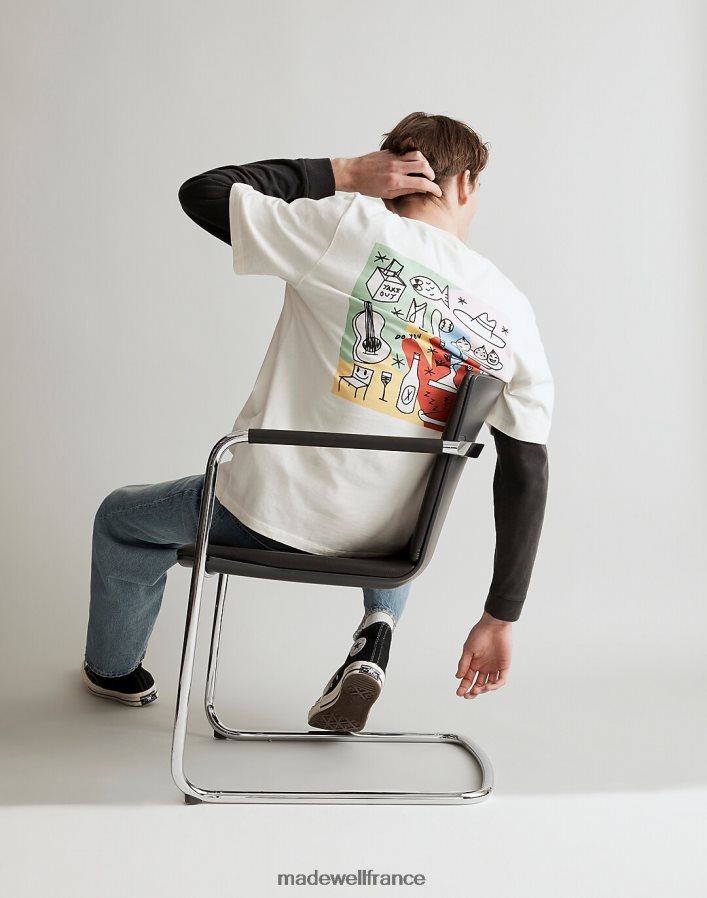 vêtements fr Madewell Hommes tony camaro t-shirt graphique phare DX8828523