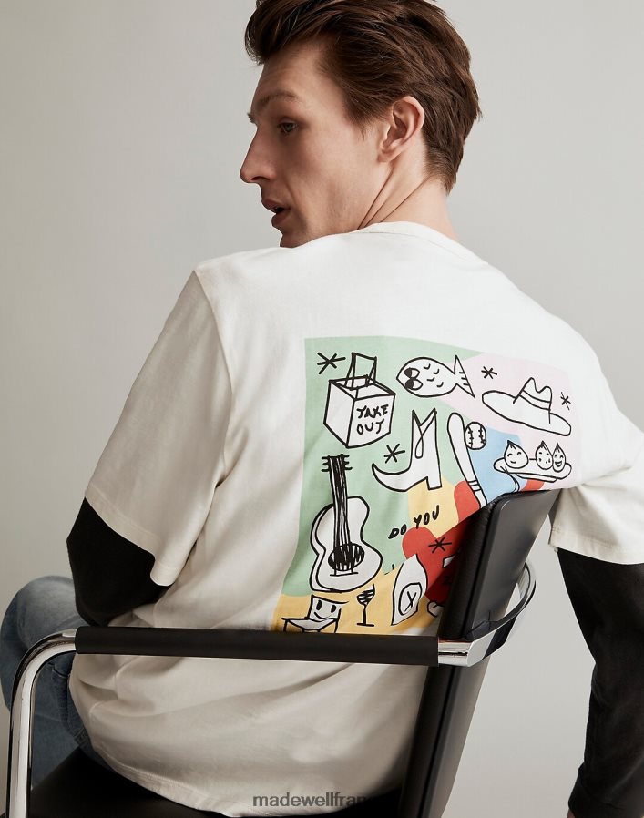 vêtements fr Madewell Hommes tony camaro t-shirt graphique phare DX8828523