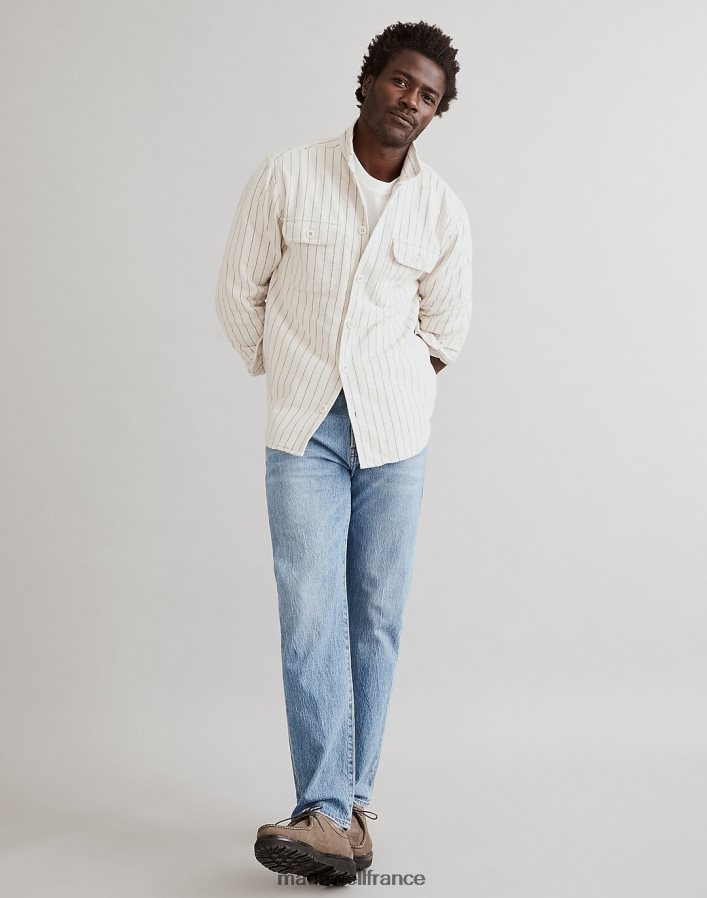 vêtements fr Madewell Hommes veste-chemise facile en flanelle brossée lune de récolte DX8828304