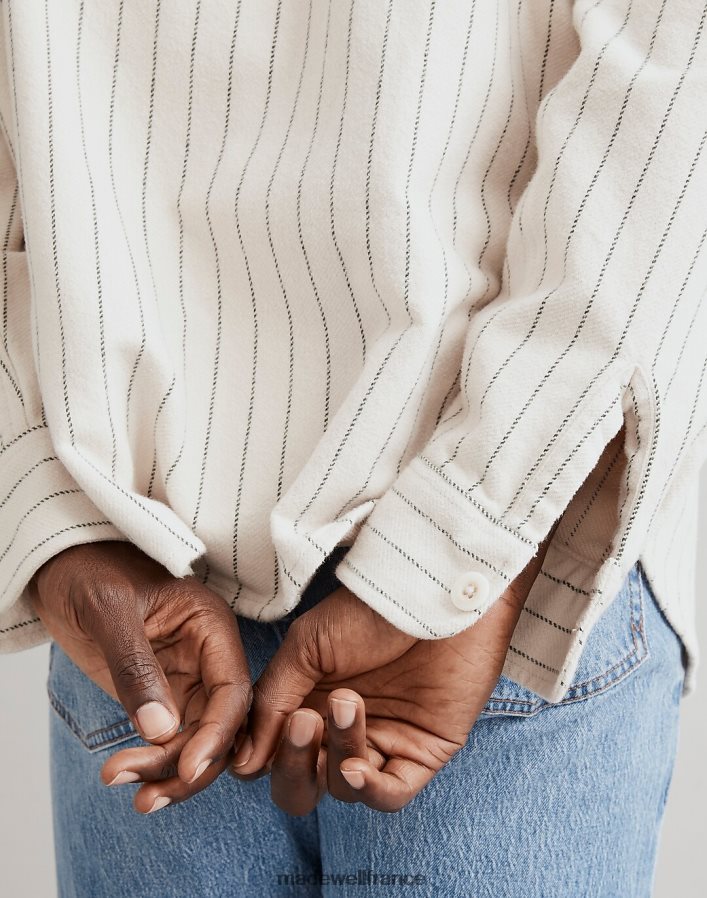 vêtements fr Madewell Hommes veste-chemise facile en flanelle brossée lune de récolte DX8828304