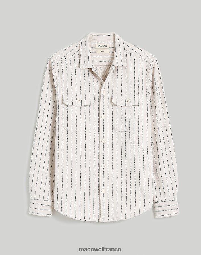 vêtements fr Madewell Hommes veste-chemise facile en flanelle brossée lune de récolte DX8828304