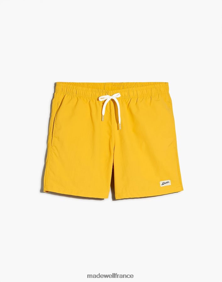 vêtements fr Madewell Hommes maillot de bain baigneur uni mandarine solide DX8828389