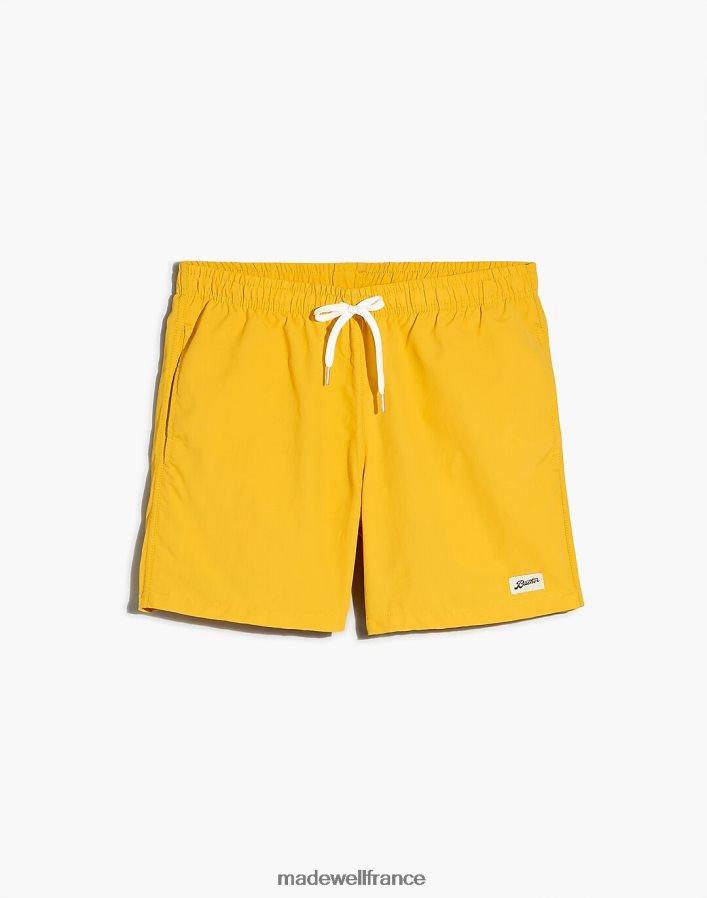 vêtements fr Madewell Hommes maillot de bain baigneur uni mandarine solide DX8828389