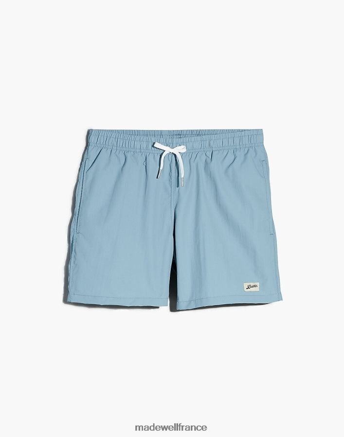 vêtements fr Madewell Hommes maillot de bain baigneur uni pierre solide DX8828388