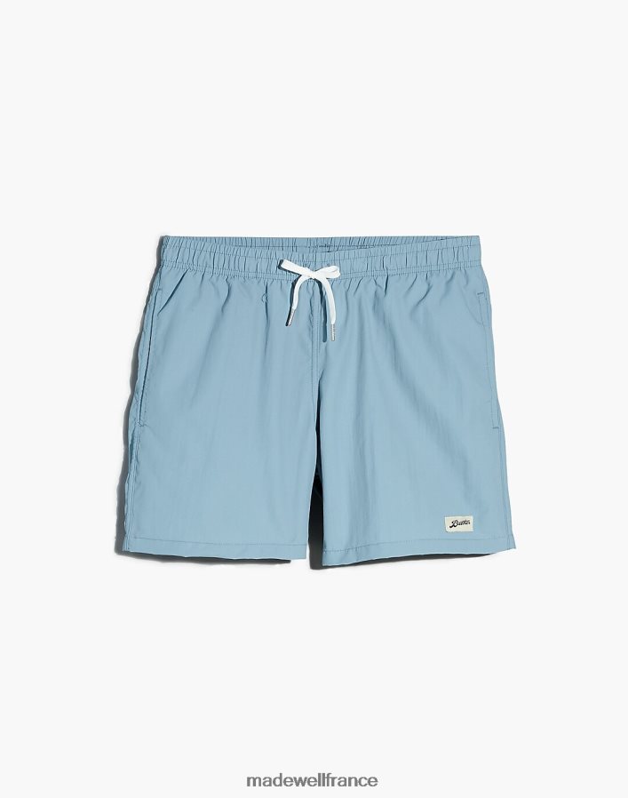 vêtements fr Madewell Hommes maillot de bain baigneur uni pierre solide DX8828388