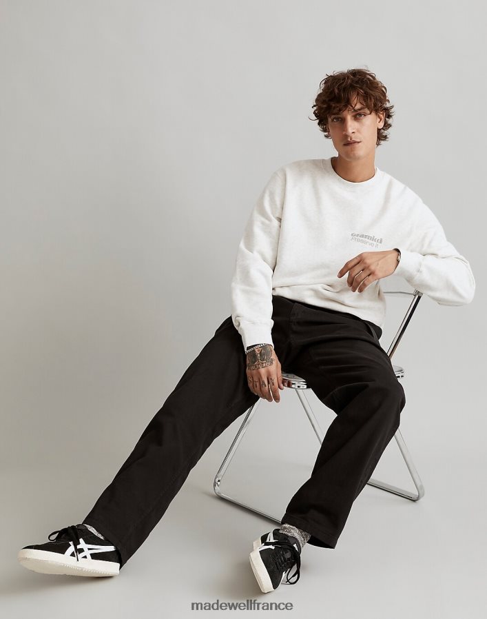 vêtements fr Madewell Hommes gramicci original 1982 pantalon ceinturé noir DX8828498