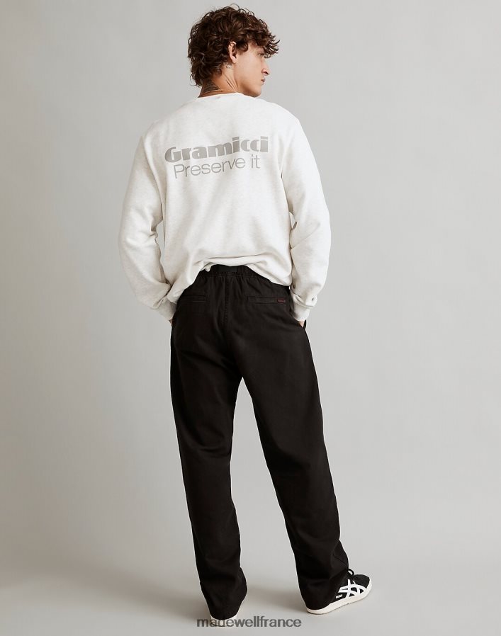 vêtements fr Madewell Hommes gramicci original 1982 pantalon ceinturé noir DX8828498
