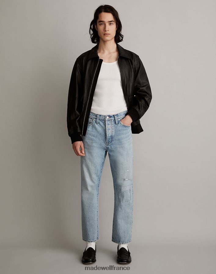 vêtements fr Madewell Hommes jean bootcut vintage : édition patchwork lavage Bendale DX8828124