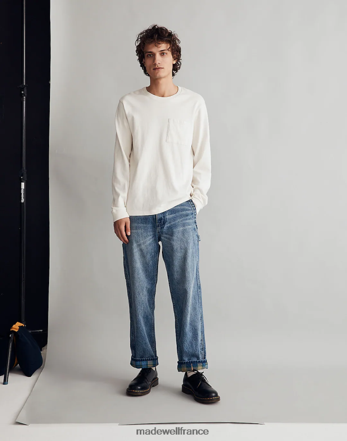 vêtements fr Madewell Hommes jean charpentier doublé de flanelle lavage kenton DX8828209
