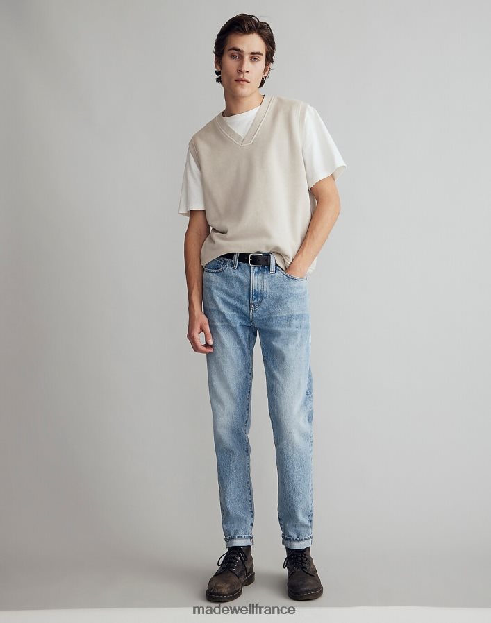 vêtements fr Madewell Hommes jean décontracté à lisière fuselée lavage Elmway DX8828172