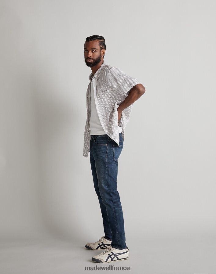 vêtements fr Madewell Hommes jean slim athlétique lavage stratfield DX8828155