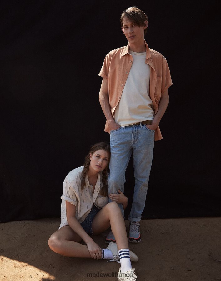 vêtements fr Madewell Hommes jean slim lavage à bec DX8828181