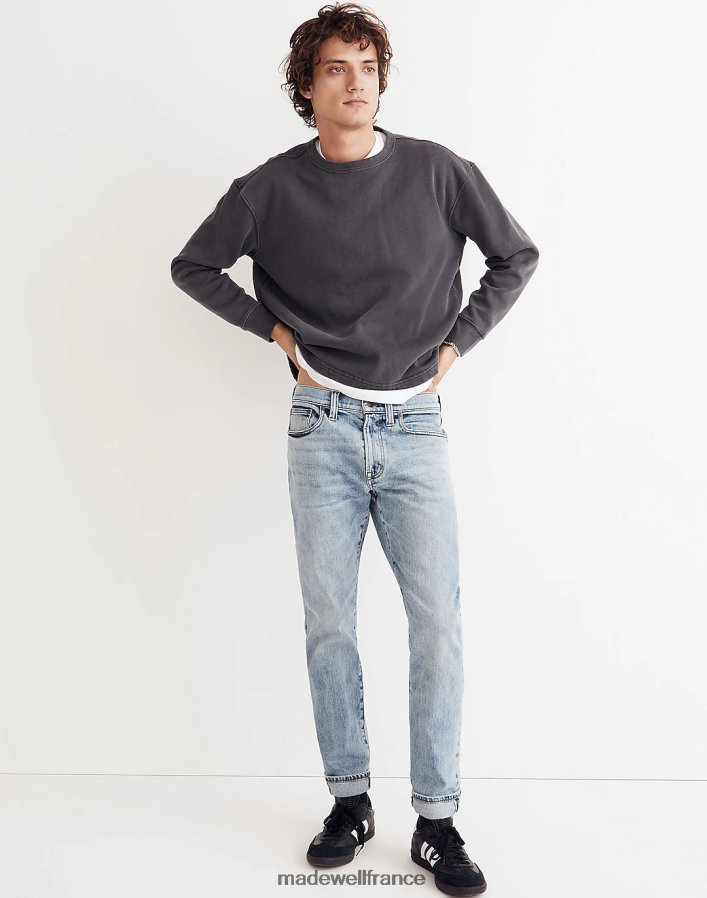 vêtements fr Madewell Hommes jean slim lisière welton lavage des haines DX8828192