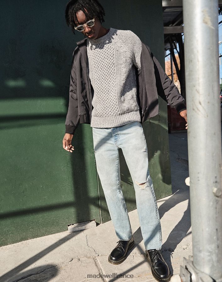 vêtements fr Madewell Hommes le jean droit de 1991 : édition vieillie lavage à l'halton DX8828143