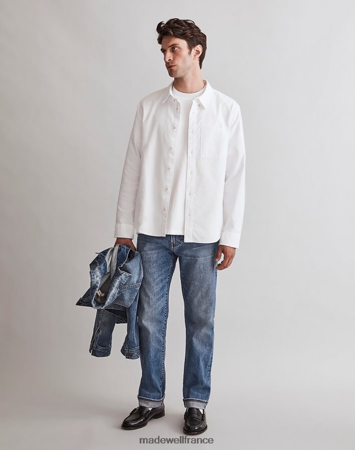 vêtements fr Madewell Hommes le jean droit selvedge 1991 lavage barrington DX8828137