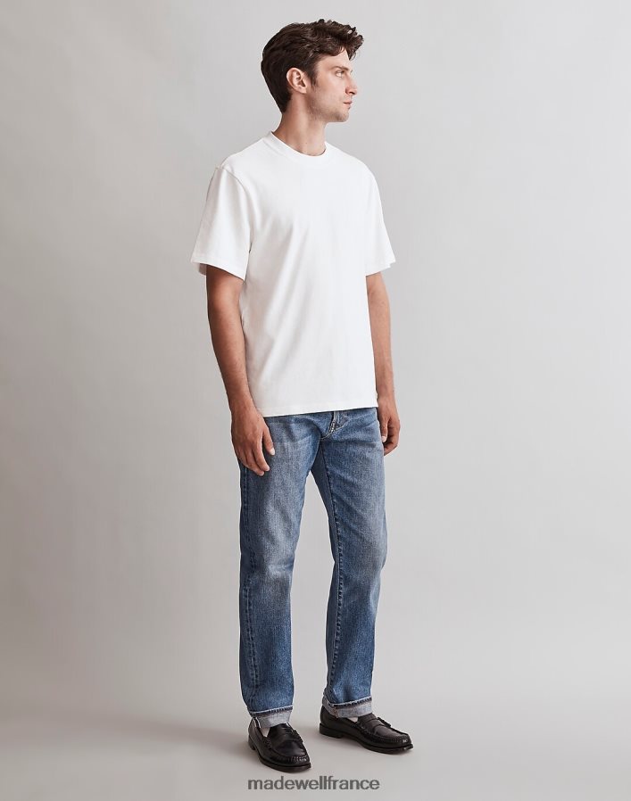 vêtements fr Madewell Hommes le jean droit selvedge 1991 lavage barrington DX8828137