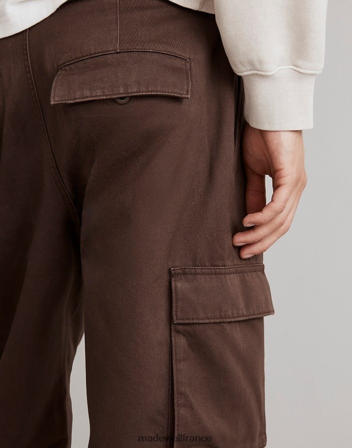 vêtements fr Madewell Hommes pantalon cargo plissé chicorée rôtie DX8828203