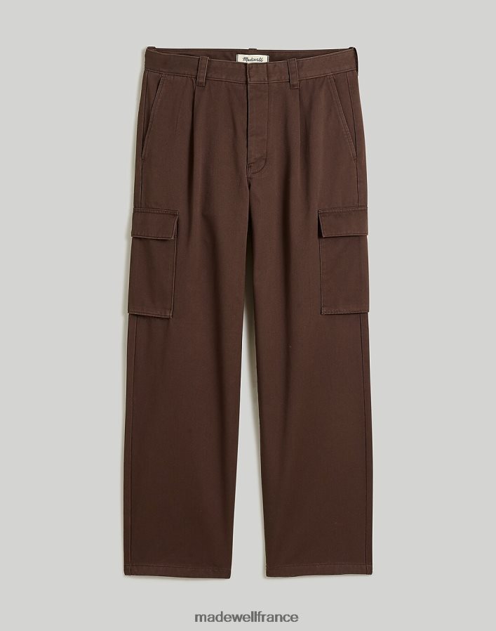 vêtements fr Madewell Hommes pantalon cargo plissé chicorée rôtie DX8828203